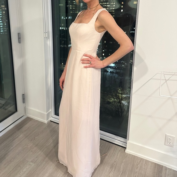 Beautiful Classic Blush Pink Chiffon Formal or Bridesmaid Dress - Picture 6 of 6